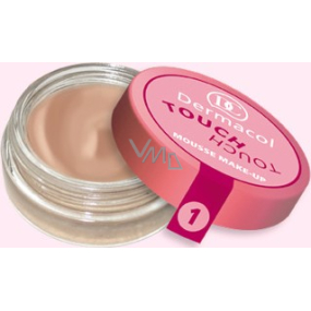 Dermacol Touch Touch Mousse penový make-up odtieň 01 15 g