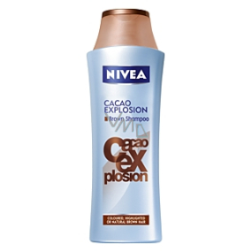Nivea Cacao explosion pre farbené a prirodzene hnedé vlasy šampón 250 ml