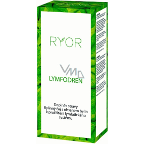 Ryor Lymfodren bylinný čaj nálevové sáčky krabička 20 kusov