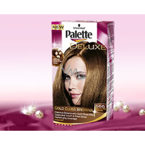 Schwarzkopf Palette Deluxe farba na vlasy 555 žiarivo zlatá karamelová 115 ml