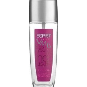 Esprit Connect for Her parfumovaný dezodorant sklo pre ženy 75 ml