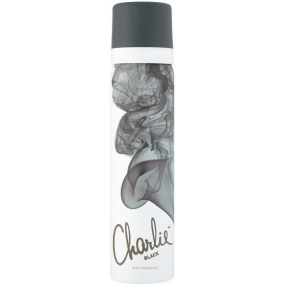 Revlon Charlie Black dezodorant sprej pre ženy 75 ml