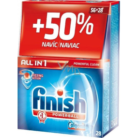 Calgonit Finish All-in-1 Classic Regular tablety do umývačky 56 + 28 kusov