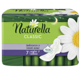 Naturella Classic Night hygienické vložky s harmančekom 7 kusov