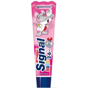 Signal Kids Strawberry 2-6 rokov zubná pasta pre deti 50 ml