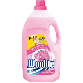 Woolite Extra Delicate Protection tekutý prací prostriedok na pranie jemnej a vlnenej bielizne 75 dávok 4,5 l