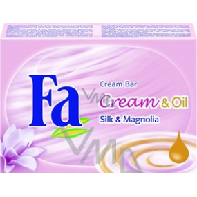 Fa Cream & Oil Hodváb a Magnólia tuhé toaletné mydlo 100 g