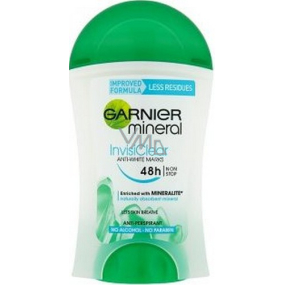 Garnier Mineral Invisi Clear antiperspirant dezodorant stick pre ženy 40 ml