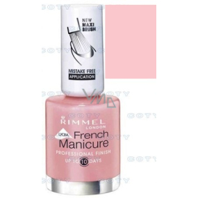 Rimmel London Lycra Pro lak na nechty francúzska manikúra 439 Rose Corset 12 ml