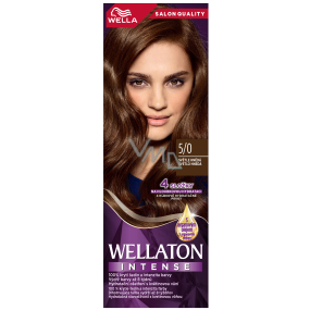 Wella Wellaton Intense Color Cream krémová farba na vlasy 5/0 svetlo hnedá