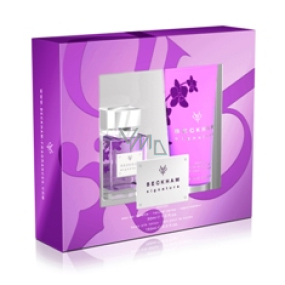 David Beckham Signature for Her toaletná voda 30 ml + telové mlieko 150 ml, darčeková sada