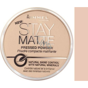 Rimmel London Stay Matte Powder púder 005 Silky Beige 14 g