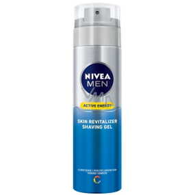 Nivea Men Active Energy revitalizačné gél na holenie 200 ml