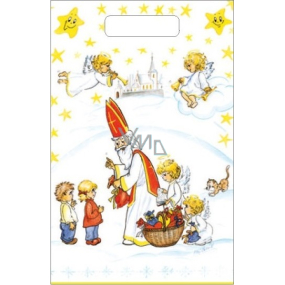 Anjel Igelitová taška 36 x 27 cm Mikuláš, deti, kostol