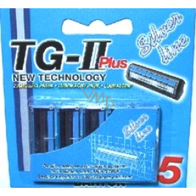 Bartoň TG-II Plus Silver Line náhradné hlavice 5 kusov