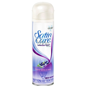 Gillette Satin Care Lavender Kiss gél na holenie pre ženy 200 ml