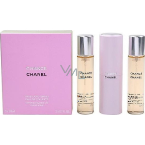 Chanel Chance toaletná voda komplet pre ženy 3 x 20 ml