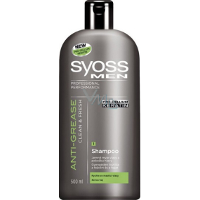 Syoss Men Anti-Grease Clean & Fresh šampón na vlasy pre každý deň 500 ml