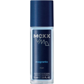 Mexx be Magnetic Man parfumovaný deodorant sklo pre mužov 75 ml