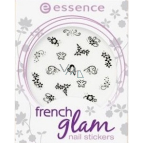Essence Nail Art French Glam Nail Stickers nálepky na nechty 25 kusov