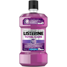 Listerine Total Care Clean Mint ústna voda pre kompletnú ochranu zubov 500 ml