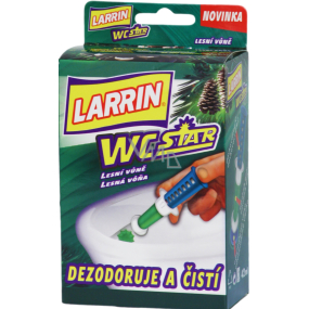Larrin Wc Star vôňa Les gél do Wc misy 7 s gélovou náplňou 42 ml