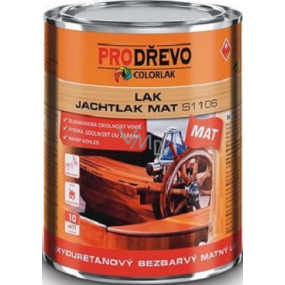 Colorlak Jachtlak Mat S1106 alkyduretanový bezfarebný matný lak 0,6 l