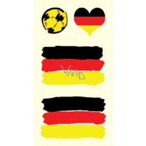Arch Tetovacie obtlačky na tvár i telo Nemecko vlajka 1 motív