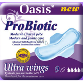 Oasis ProBiotic Ultra Wings intímne vložky 9 kusov