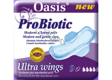 Oasis Probiotic Ultra Wings intímne vložky 9 kusov