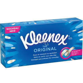 Kleenex Original trojvrstvové hygienické vreckovky v krabičke 70 kusov