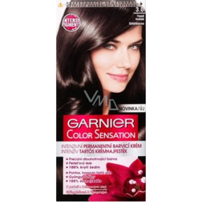 Garnier Color Sensation Farba na vlasy 3.0 Tmavo hnedá