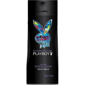 Playboy No Sleep New York 2v1 sprchový gél a šampón pre mužov 250 ml