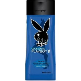 Playboy Malibu Cool Blue 2v1 sprchový gél a šampón pre mužov 250 ml