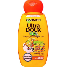 Garnier Naturals Kids Marhuľa a kvet bavlníka šampón na vlasy pre deti 250 ml