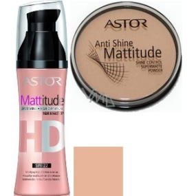 Astor Mattitude HD make-up 001 30 ml + púder Anti Shine Mattitude 002 14 g