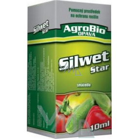 AgroBio Silwet Star organosilikónovou zmáčadlo, zvyšuje zmáčavosť a priľnavosť aplikačnej kvapaliny 10 ml