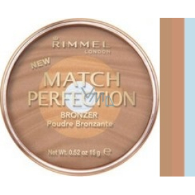 Rimmel London Match Perfection Bronzer púder 002 Medium 15 g