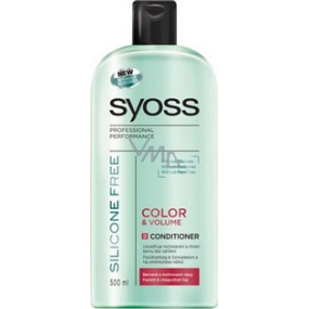Syoss Color & Volume Silicone Free kondicionér na vlasy bez silikónov 500 ml
