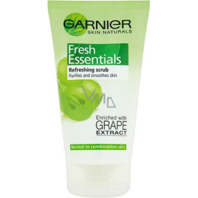 Garnier Skin Naturals Fresh Essentials osviežujúci peelingový krém normálnu a zmiešanú pleť 150 ml