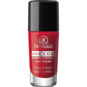 Dermacol One Coat Extreme Coverage Nail Polish lak na nechty 115 10 ml