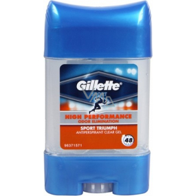 Gillette High Performance Odor Elimination Clear antiperspirant dezodorant stick gél pre mužov 70 ml