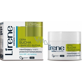 Lirene Dry And Very Dry Skin hydratačný krém proti vráskam 50 ml