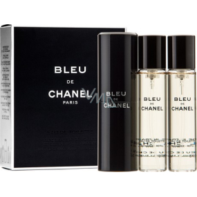 Chanel Bleu de Chanel toaletná voda komplet pre mužov 3 x 20 ml