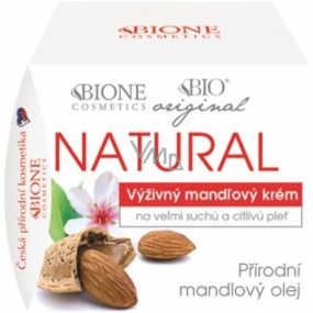 Bion Cosmetics Mandle original natural výživný mandľový krém veľmi suchá a citlivá pleť 51 ml