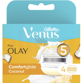 Gillette Venus Plus Olay Coconut Náhradné hlavice 4 kusy pre ženy