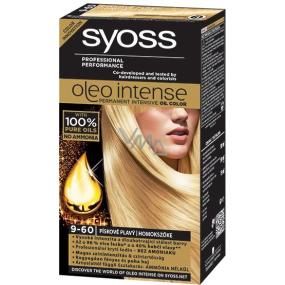 Syoss Oleo Intense Color farba na vlasy bez amoniaku 9-60 Pieskovo plavá