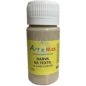 Art e Miss Light farba na textil 21 béžová 40 g