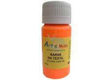 Art e Miss Light farba na textil 73 Neónová oranžová 40 g