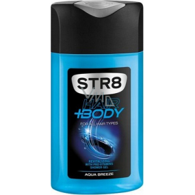 Str8 Aqua Breeze sprchový gél na telo a vlasy pre mužov 250 ml